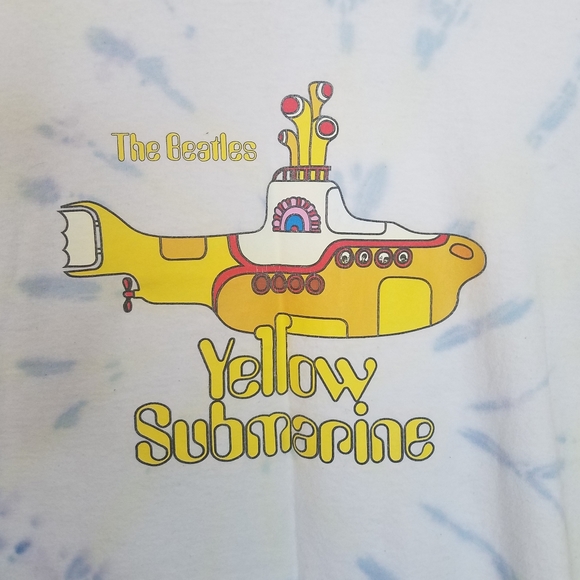 The Beatles Yellow Submarine Tye Dye Tee Music Band Tee 2020 Sz XS Cotton - Picture 5 of 13
